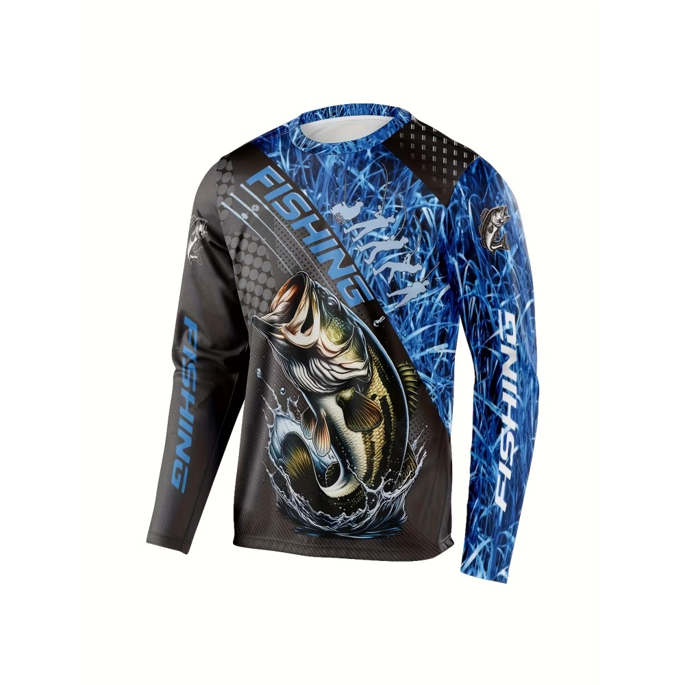 Fishing Equipment Clearance - Heren visshirt T-shirt met lange mouwen