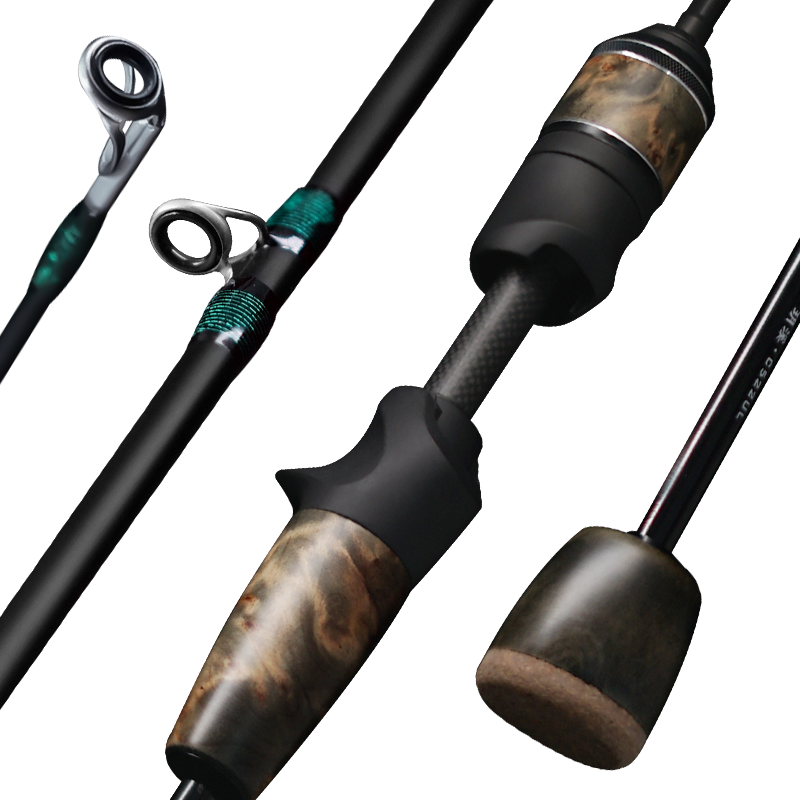 Fishing Equipment Guide - SEASIR Streamen Massief Houten Hengel FUJI