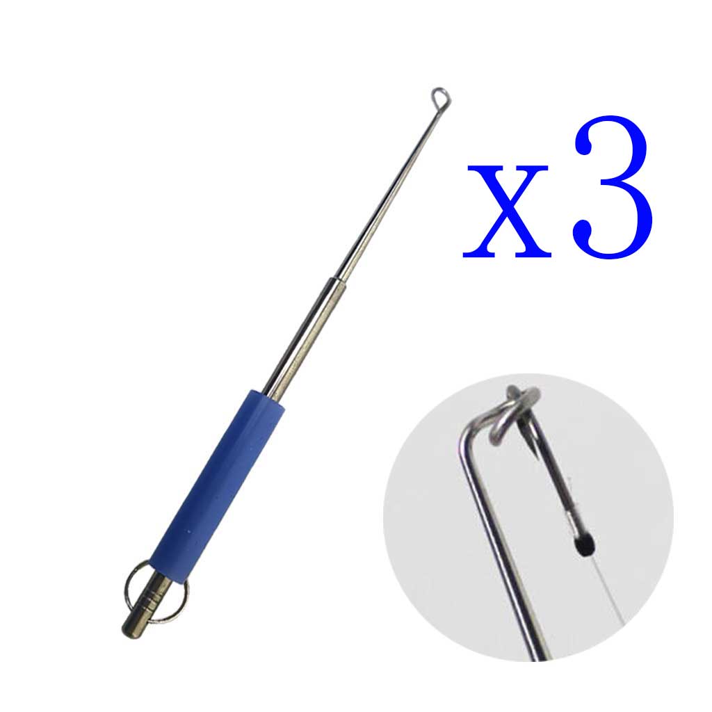 Fishing Equipment Warehouse - 3-pack roestvrijstalen vishaakverwijderaar vishaak Disgorger veilig