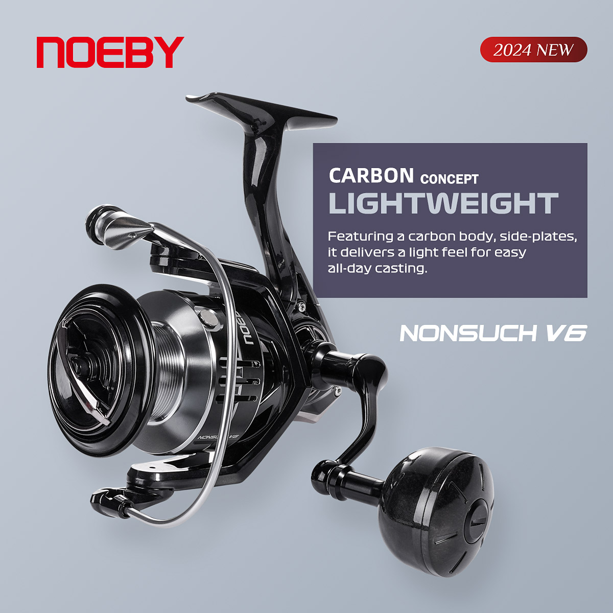 Fishing Equipment Brands - Noeby Carbon Spinning Visserij-reel 2500 3000
