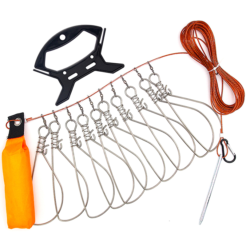 Fishing Equipment Guide - ● Fish Lock-gesp met haspel Roestvrijstalen
