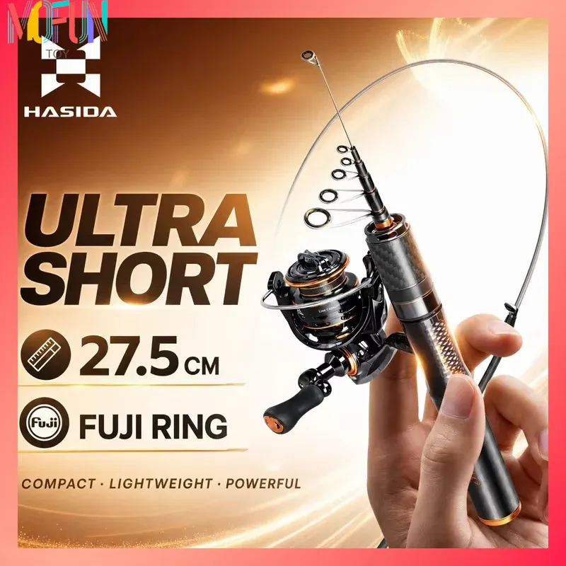 Fishing Equipment Guide - HASIDA Butterfly Telescopische Hengeltop Draagbaar Ultralicht