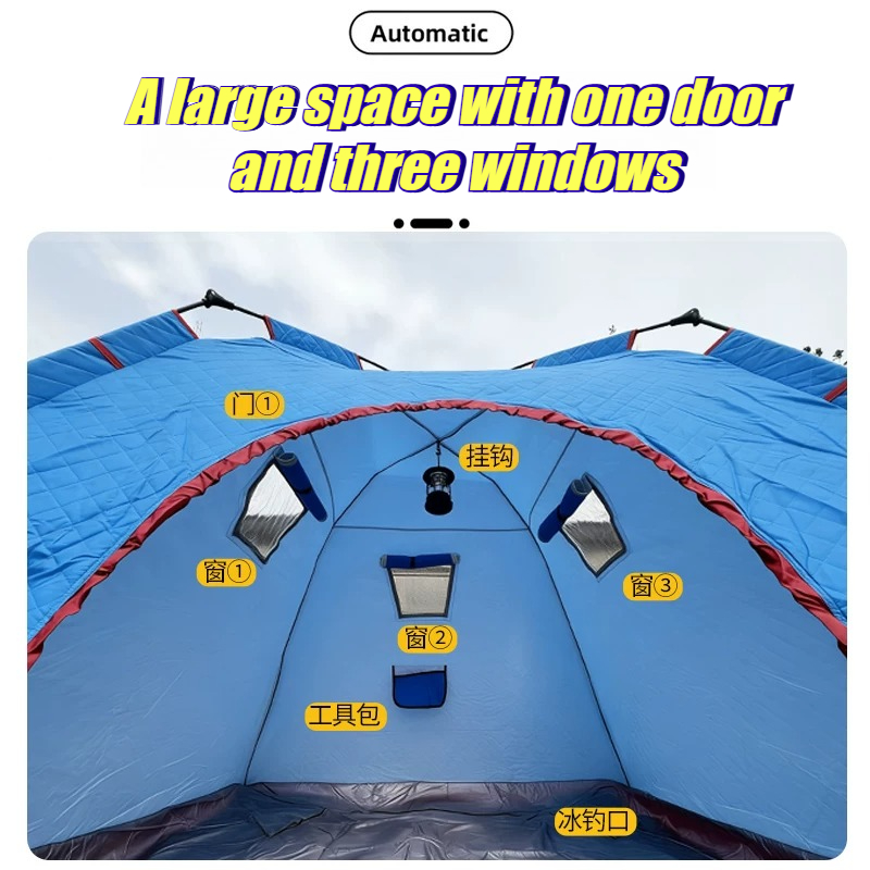 Ijsvissen, wintervissen, tent  - Fishing Equipment Needed recensie en prijs