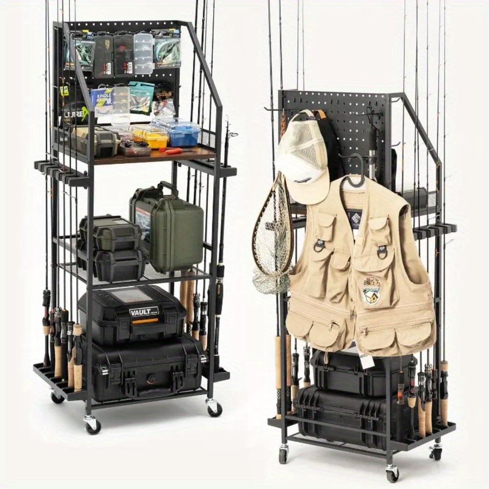 Hengelsteunen voor garage, hen - Fishing Equipment Storage recensie en prijs